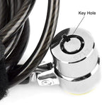 I3C Laptop Cable Lock Hardware Security Cable Lock Anti Theft Combination Lock - Image 6