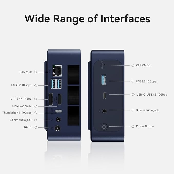 TRIGKEY Mini PC, Intel Core i9 13900HK, Mini Computer - Image 9