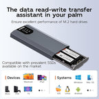 MAIWO Dual-Bay M.2 SSD Enclosure Cloner - Image 6