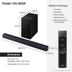 Samsung B-Series Soundbar HW-B550F 2.1 ch DTS Virtual:X Soundbar - Image 2