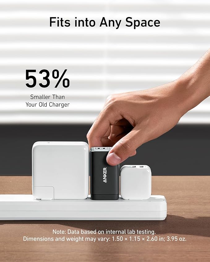 Anker USB C Charger, PPS 3-Port Fast Compact Foldable Wall Charger - Image 4