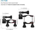 PULUZ Bike Motorcycle Handlebar Mount, 360 Degree Rotation Aluminum Bicycle - Image 4