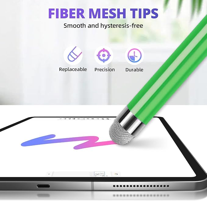 Extra Long Stylus pens for Touch Screens Compatible for iPad iPhone Android - Image 3