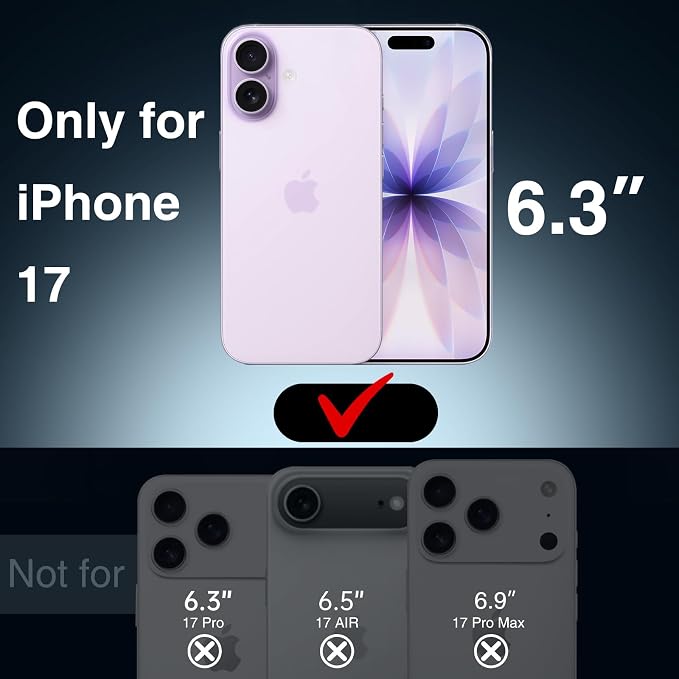 GIN FOXI Battery Case for iPhone 17, Charging Case Charger 8500mAh Ultra-Slim - Image 2