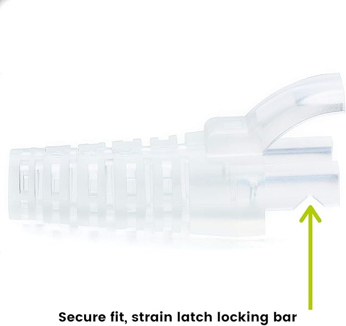 trueCABLE RJ45 Strain Relief Boots, Large 5.5 to 7.0mm Cut-to-Fit PVC Plug Cover - Image 3