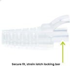 trueCABLE RJ45 Strain Relief Boots, Large 5.5 to 7.0mm Cut-to-Fit PVC Plug Cover - Image 3