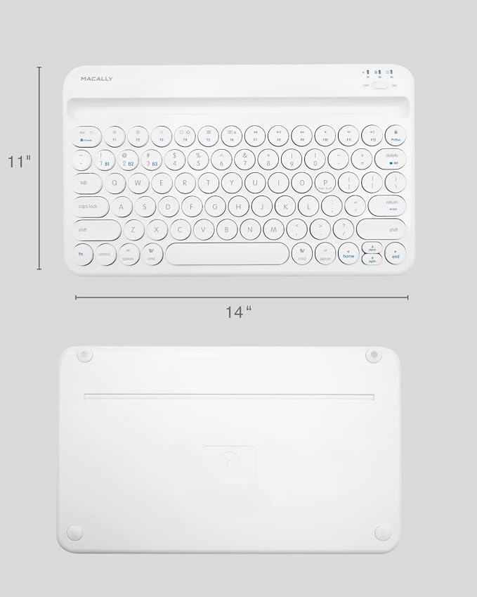 Macally Bluetooth Keyboard for Tablet | Wireless Keyboard for iPad mini/Air/Mini - Image 7