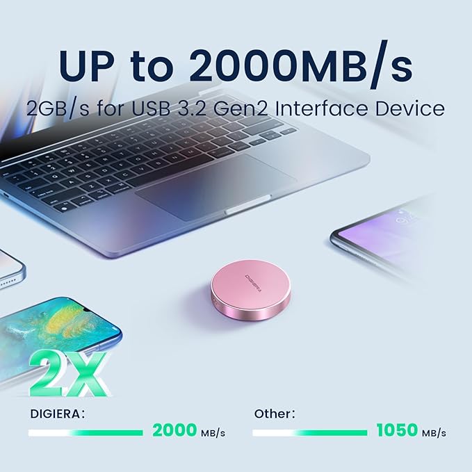 IGIERA 2TB Magnetic Portable SSD, External Solid State Drives - Image 4