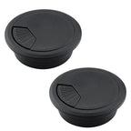 2 Pcs Desk Grommet 2-1/16" / 53 mm, Desk Cord Hole Cover, Cable Grommet ABS by EASYEAH