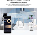 BTF-LIGHTING C01W Monochrome PWM 2PIN LED Strip Dim Brightness 2.4GHz Tuya WiFi - Image 4