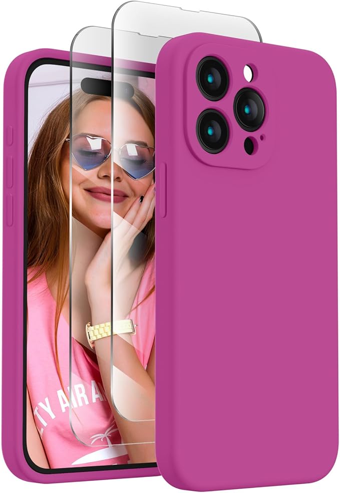 FireNova Designed for iPhone 15 Pro Max Case, Silicone Upgraded Phone Case with by FireNova
