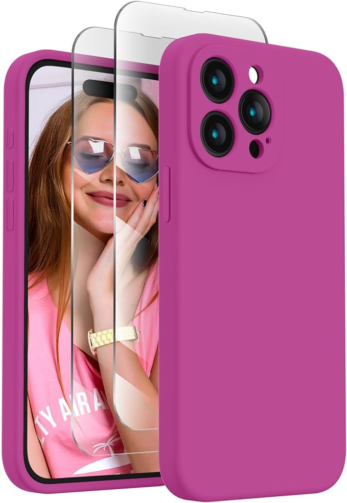 FireNova Designed for iPhone 15 Pro Case, Silicone Upgraded Phone Case with by FireNova