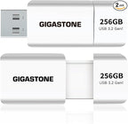 GIGASTONE 256GB Flash Drive Z60 USB 3.2 Gen 1, 120MB/s Ultra Fast, Retractable by Gigastone