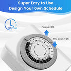 Outlet Timer, Timers for Electrical Outlets Indoor - Image 3