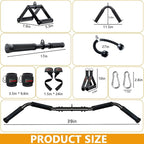 Cable Attachments for Gym, Cable Machine Accessories for Home Gym, Triceps Pull - Image 7