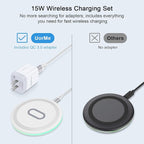 15W Wireless Charger Samsung S24 Ultra Charging Pad - Image 4