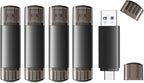 JOIOT 64GB USB C Flash Drive Dual USB 3.0 Flash Drive Type C + USB A Portable by JOIOT