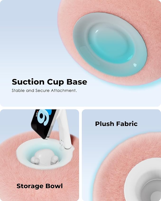 Viozon Phone Holder for Bed, Magnetic Pillow Stand, Compatible - Image 6