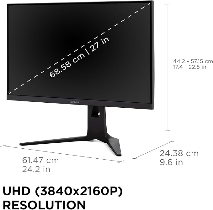 ViewSonic XG275D-4K 27 Inch 4K UHD Gaming Monitor - Image 7
