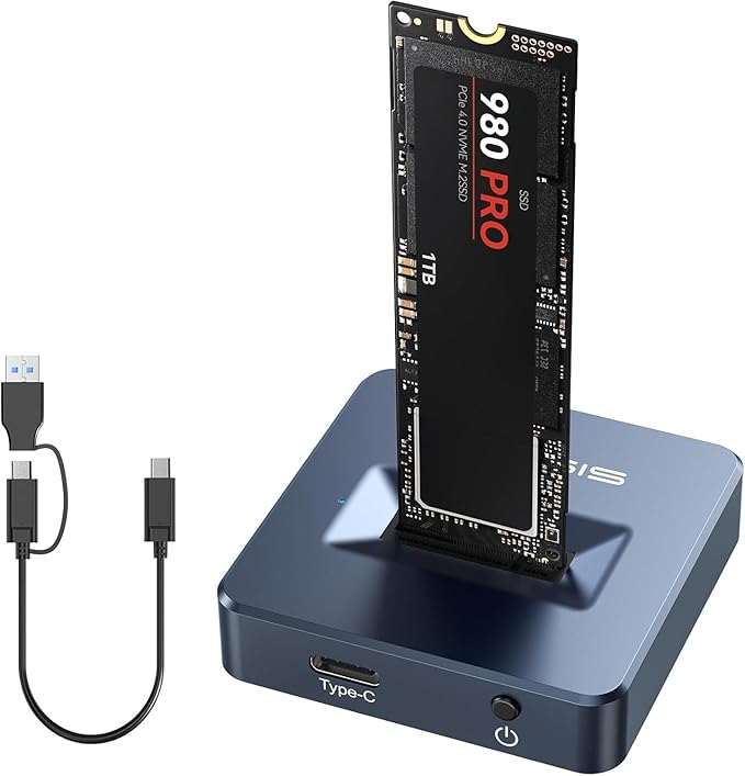 ACASIS NVME SSD Reader Adapter, Aluminium Alloy Housing Fast Heat Dissipation by FREEGENE