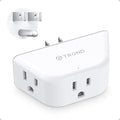 TROND Outlet Extender, 3-Prong Grounded Wall Plug Splitter, 3 Way Angled Outlet by TRONDOfficial