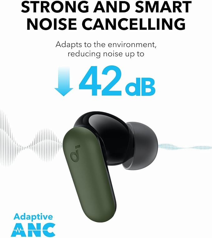 Soundcore P30i by Anker Noise Cancelling Earbuds, Strong and Smart Noise - Image 6