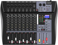 G-MARK MR80S Audio Mixer Interface USB Bluetooth Mixing Console 8 Channel 48V by G-MARK