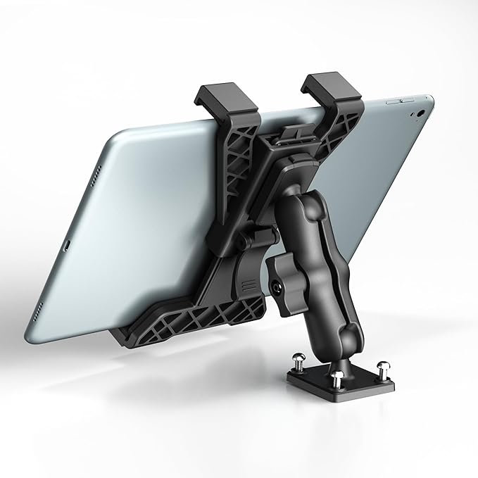 OHLPRO Heavy Duty Drill Base Tablet Holder Car Mount, iPad Mount by OHLPRO