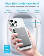“Air” Power Bank for MagSafe 5000mAh, Ultra Slim Magnetic Wireless Portable - Image 2