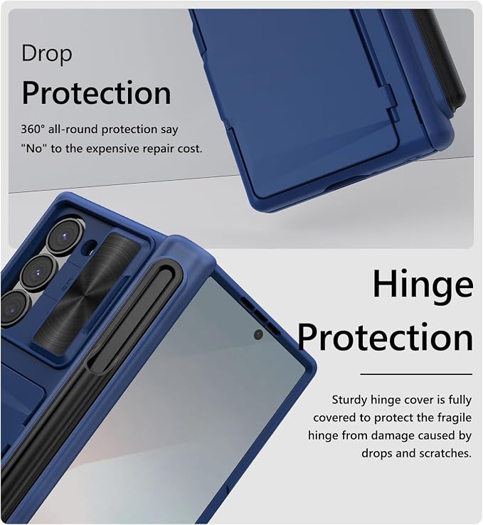 Vihibii for Samsung Galaxy Z Fold 6 Case Wallet - Image 7