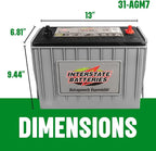 Interstate Batteries Heavy Duty Marine Deep Cycle Battery 12V 100Ah 925CCA Pure - Image 4