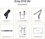 COMICA EJoy D10 A USB/XLR Dynamic Microphone - Image 4