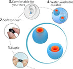 Earbud Tips Ear Bud Tips Soft Anti Slip Washable and Reusable Silicone - Image 5