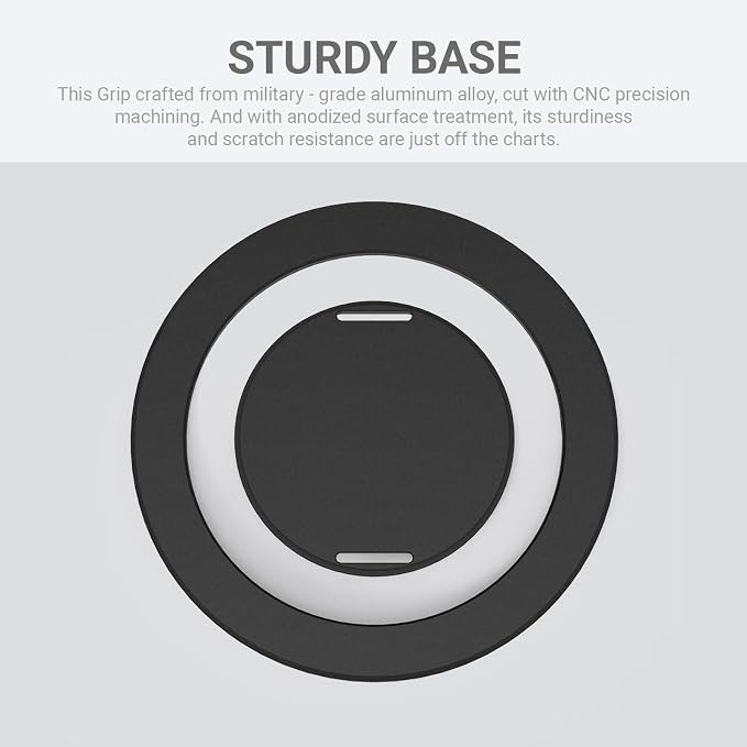 Grat 3 Lite Magnetic Phone Loop, 360° Rotatable Phone Grip, Detachable Finger - Image 6