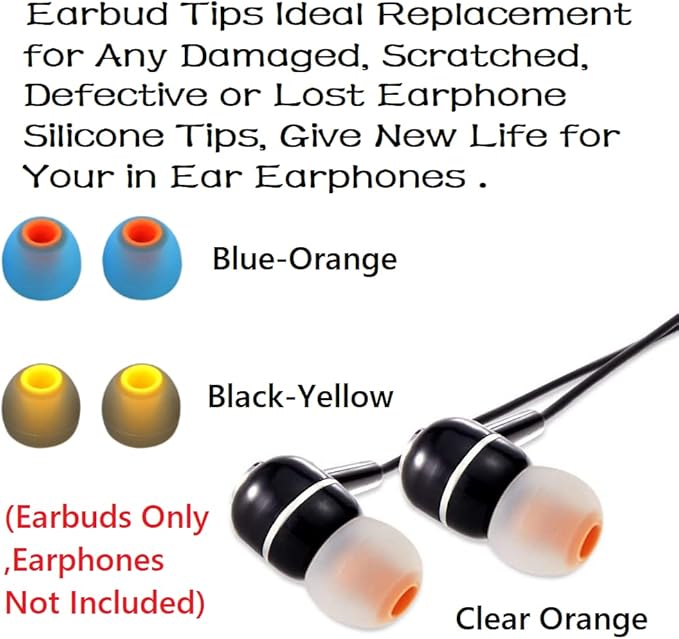 Earbuds Replacement Tips Silicone Earbud Tips Ear Bud Replacement Pieces Ear - Image 5