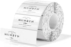 MUNBYN Clear Thermal Labels, 2.25 x 1.25 Inches, Printable Transparent Stickers by MUNBYN
