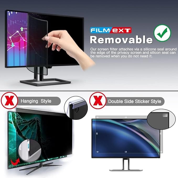 FILMEXT [2023 Upgrade Removable Computer Privacy Screen Filter - Image 7