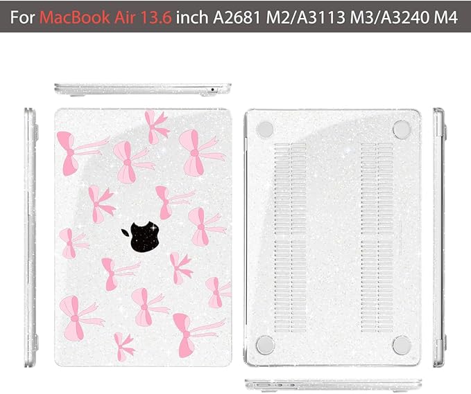Teryeefi Compatible for MacBook Air 13.6 inch Case 2024-2022 Release Model - Image 7