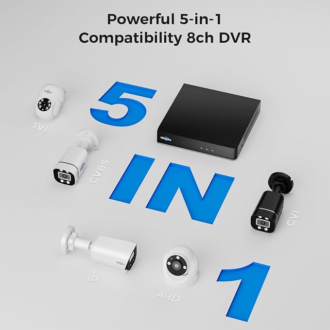 Hiseeu 360°View PTZ 3K Wired Security Camera System - Image 7