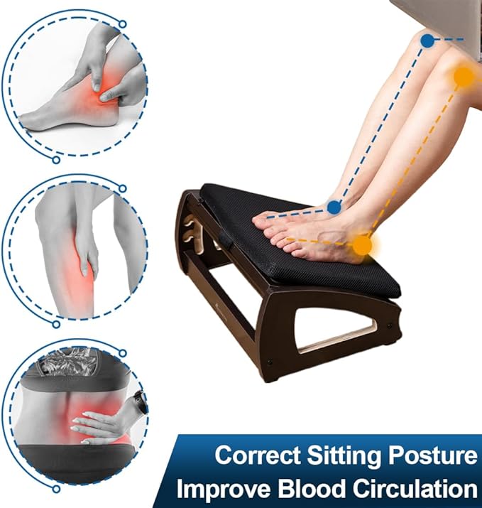 StrongTek Wood Ergonomic Footrest - Image 2