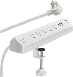Eaton Tripp Lite Series Desk Clamp Power Strip Surge Protector, USB-A & USB-C by TrippLite