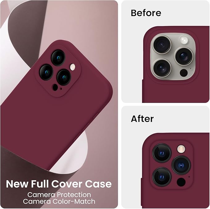 FireNova Designed for iPhone 15 Pro Max Case, Silicone Upgraded Phone Case with - Image 3