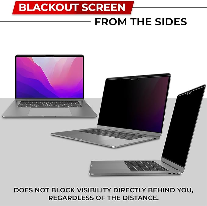 Magnetic Privacy Screen for MacBook Pro 13 Inch Removable Laptop Privacy Filter - Image 4