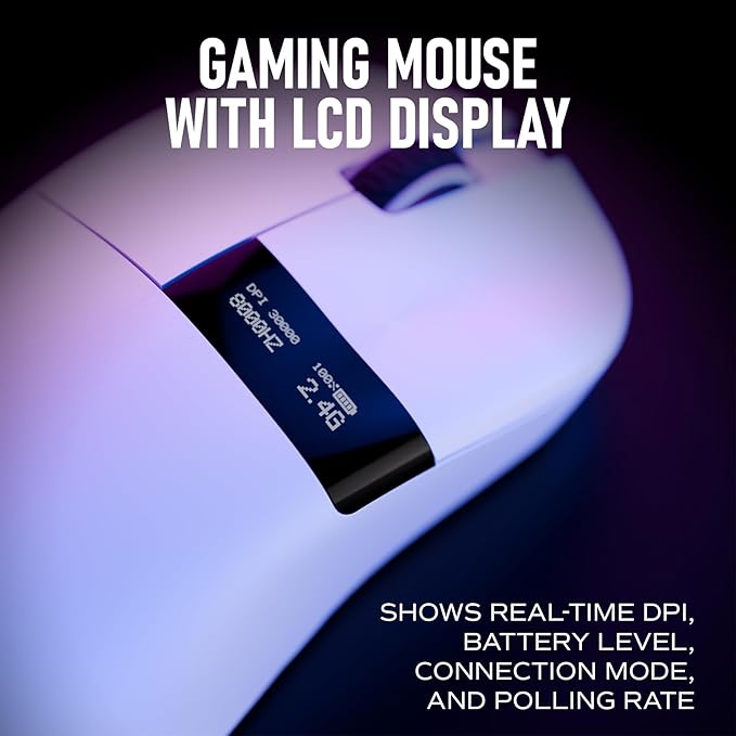 Chilkey Glacier LW 8K M Wireless Gaming Mouse - 49g Super Lightweight - Dual 8K - Image 7