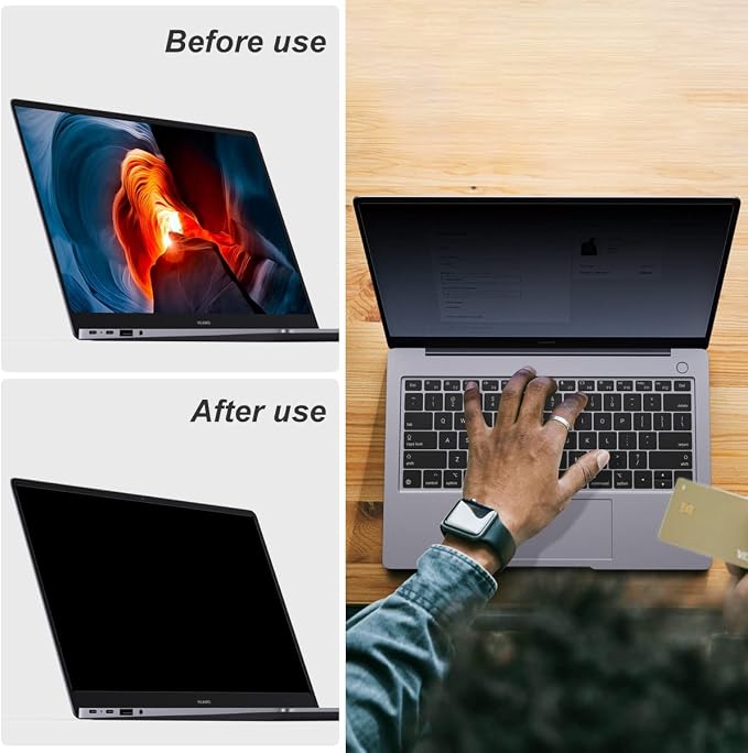 Laptop Privacy Screen 14 Inch Privacy Filter Screen Protector - Image 3