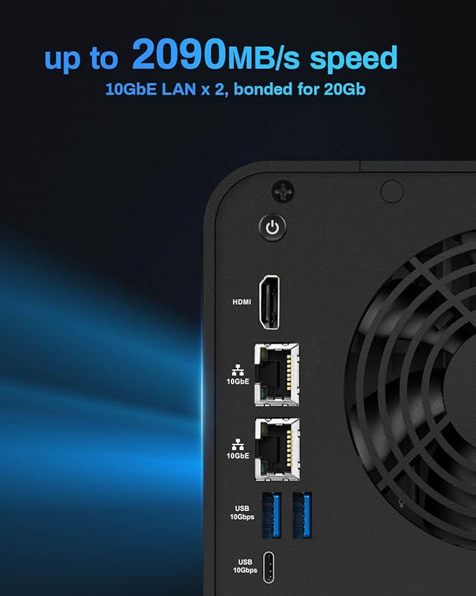 TERRAMASTER F6-424 Max NAS Storage - Image 3