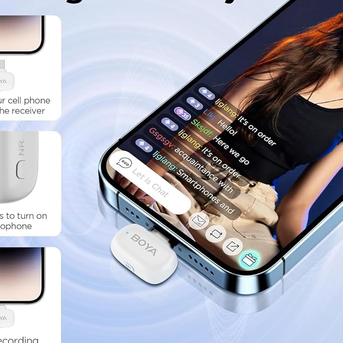 BOYA mini Wireless Microphone for iPhone/Android/PC/Tablets - Image 3