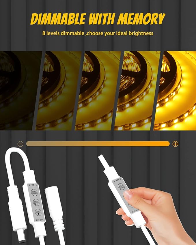 YM E-Bright Led Dimmer Switch Inline Mini Flash Strobe Blink Module Controller - Image 3