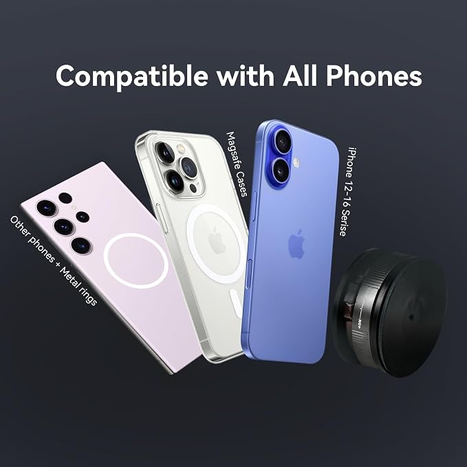 Upgraded 360° Nano Gel Vacuum Magnetic Car Phone Holder Ultra Strong Suction - Image 6
