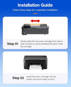 4600 4620 4622 Toner Cartridge Black 1-Pack High Capacity Replacement - Image 4